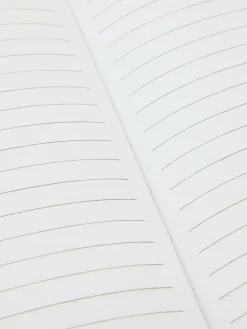 A5-Notizbuch Mit Kunstledereinband Und Blumenmuster