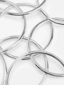 Armreife In Metallic-Optik, 8er-Pack