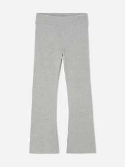 Ausgestellte Jerseyleggings Mit Hohem Bund