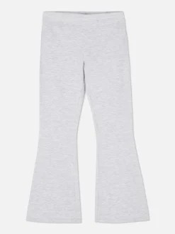 Ausgestellte Jersey-Leggings