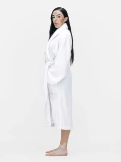 Bademantel Aus Baumwollfrottee