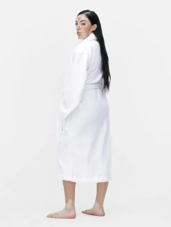 Bademantel Aus Baumwollfrottee