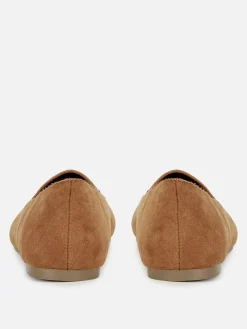 Ballerinas In Wildleder-Optik