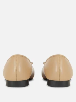 Ballerinas Mit Kontrastierender Zehenkappe