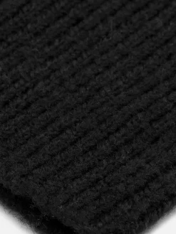 Beanie Aus Rippstrick