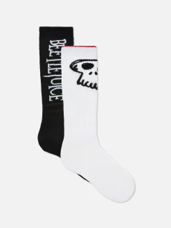 „Beetlejuice“ Crew-Socken, 2er-Pack