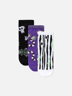 „Beetlejuice“ Sneakersocken, 3er-Pack