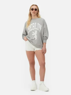 „Berlin“ Sweatshirt Im Oversized-Look