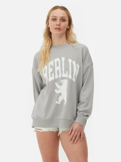 „Berlin“ Sweatshirt Im Oversized-Look