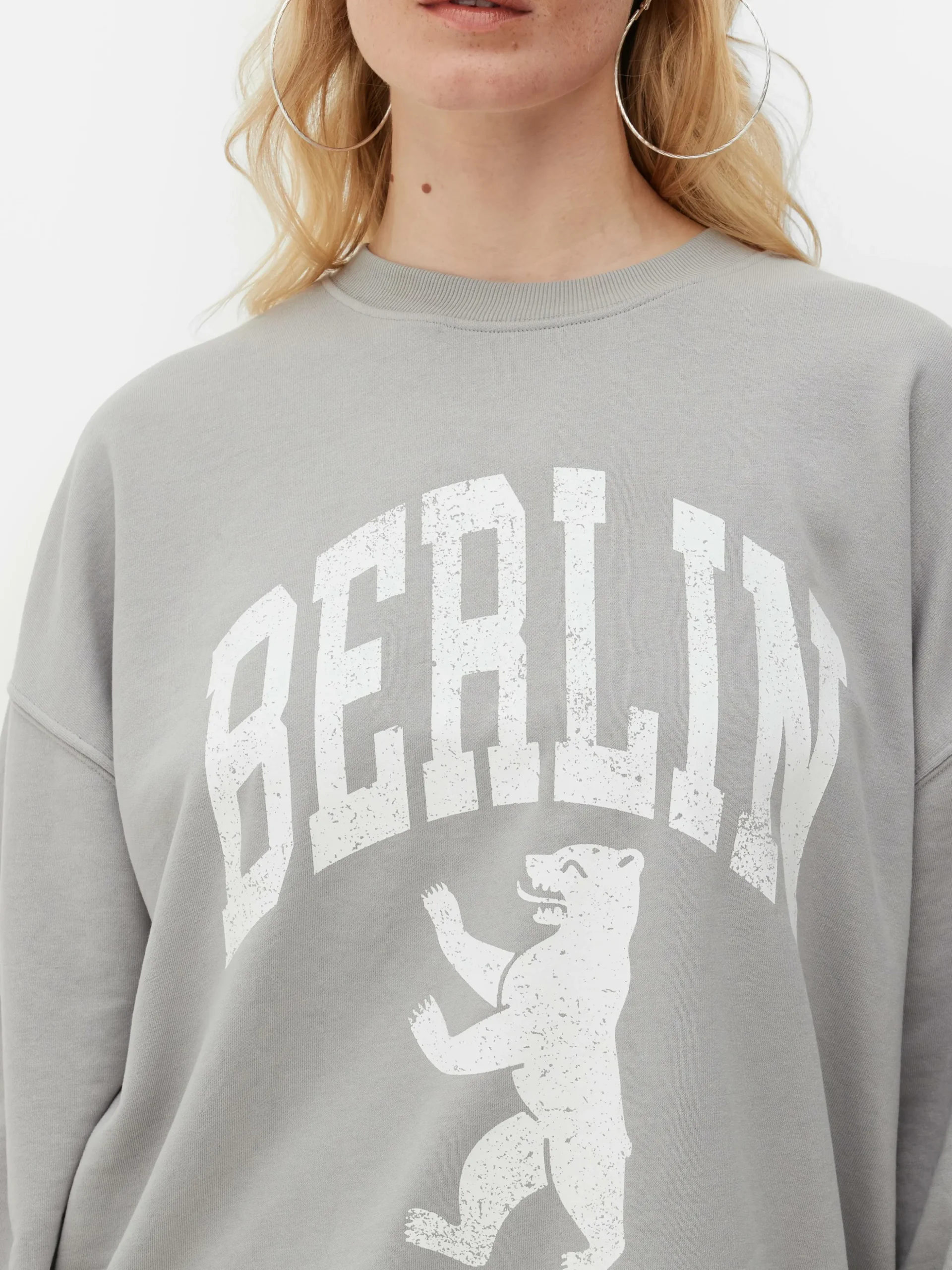 „Berlin“ Sweatshirt Im Oversized-Look