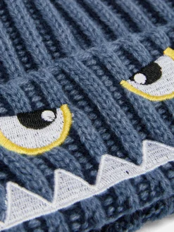 Bestickte Strickbeanie