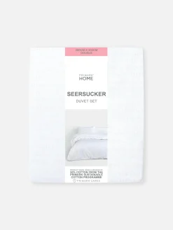 Bettwäscheset Aus Seersucker, Doppelbett