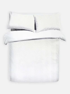 Bettwäscheset Mit Chevron-Muster, Super-Kingsize