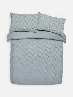 Bettwäscheset Mit Chevron-Muster, Super-Kingsize