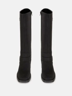 Bikerstiefel Mit Eckiger Zehenpartie