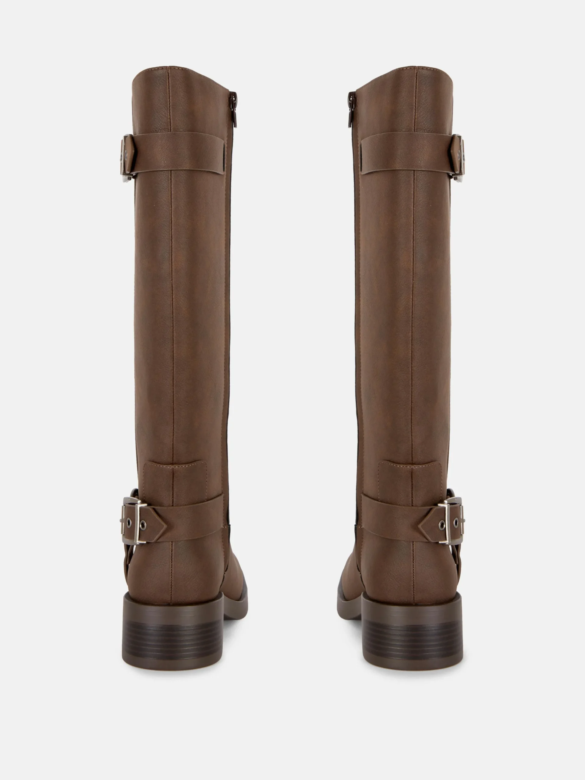 Bikerstiefel Mit Eckiger Zehenpartie