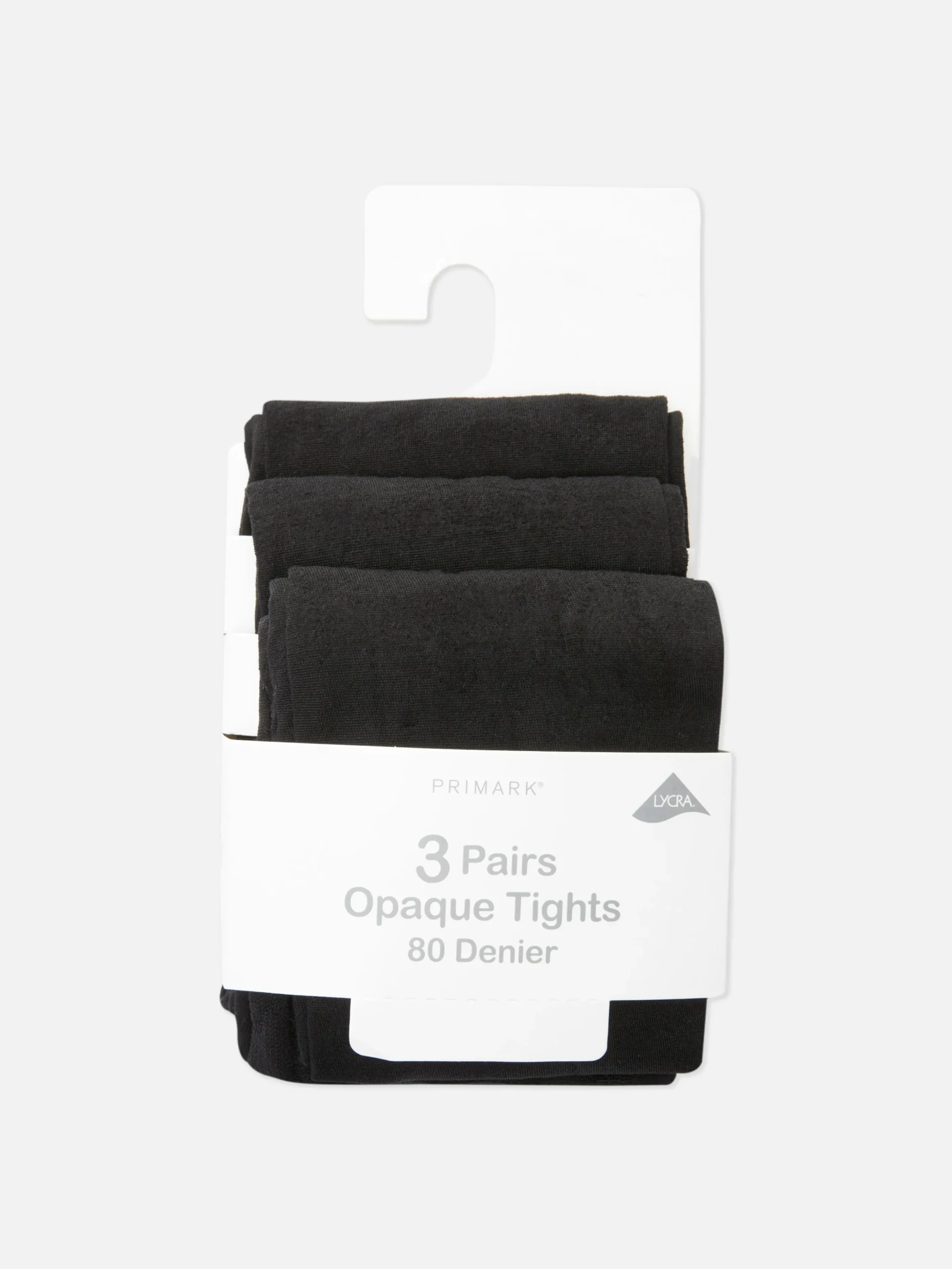 Blickdichte Strumpfhose, 80 Den, 3er-Pack