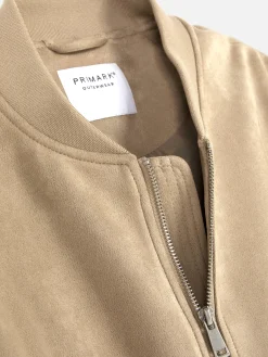 Bomberjacke In Wildleder-Optik