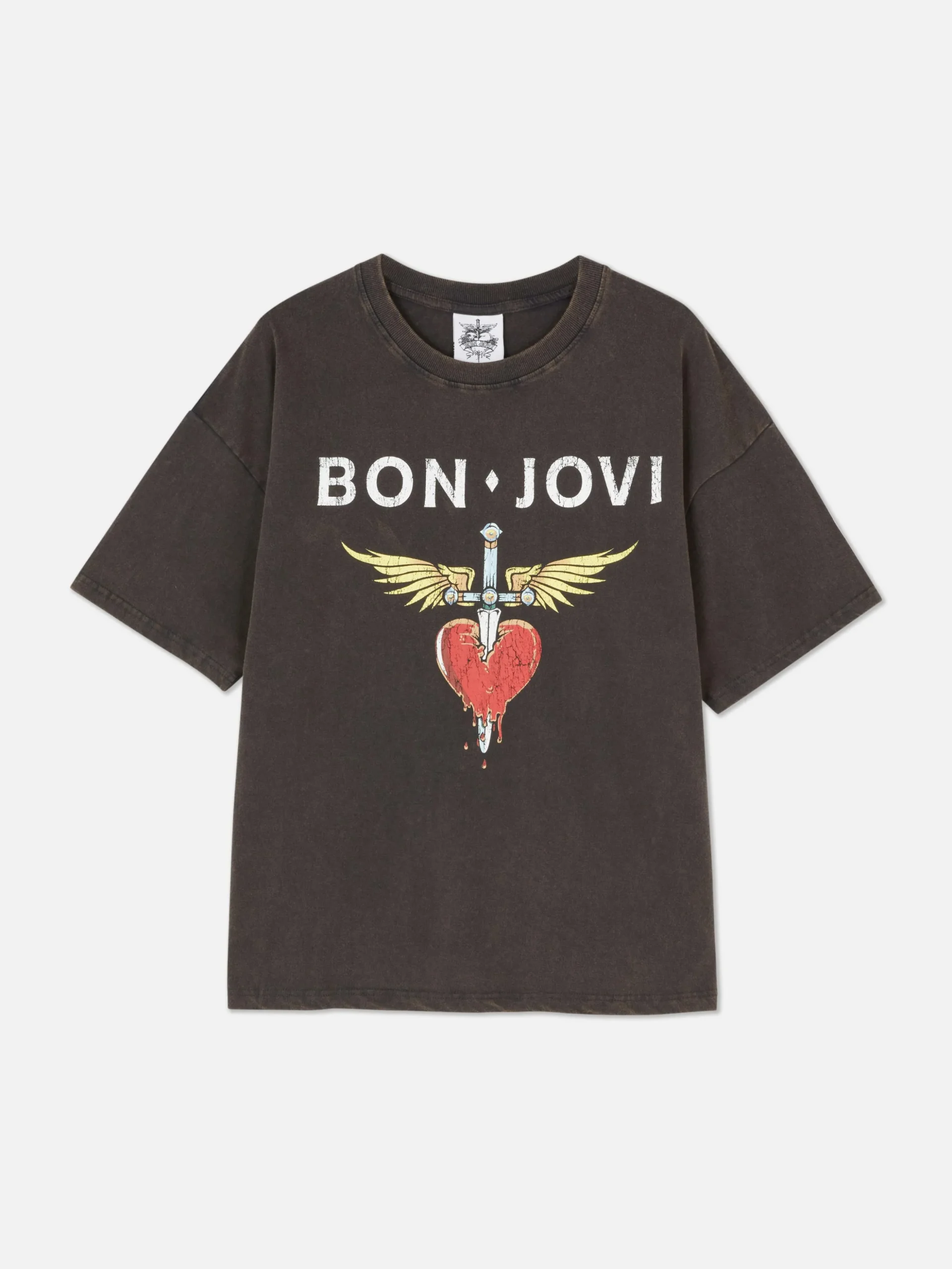 „Bon Jovi“ T-Shirt Im Oversized-Look