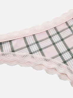 Brazil-Taillenslips Mit Spitzenbesatz, 3er-Pack