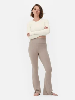 Butterweiches, Langärmeliges „Rita Ora“ Sport-Top