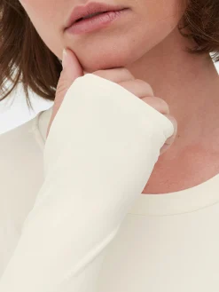 Butterweiches, Langärmeliges „Rita Ora“ Sport-Top