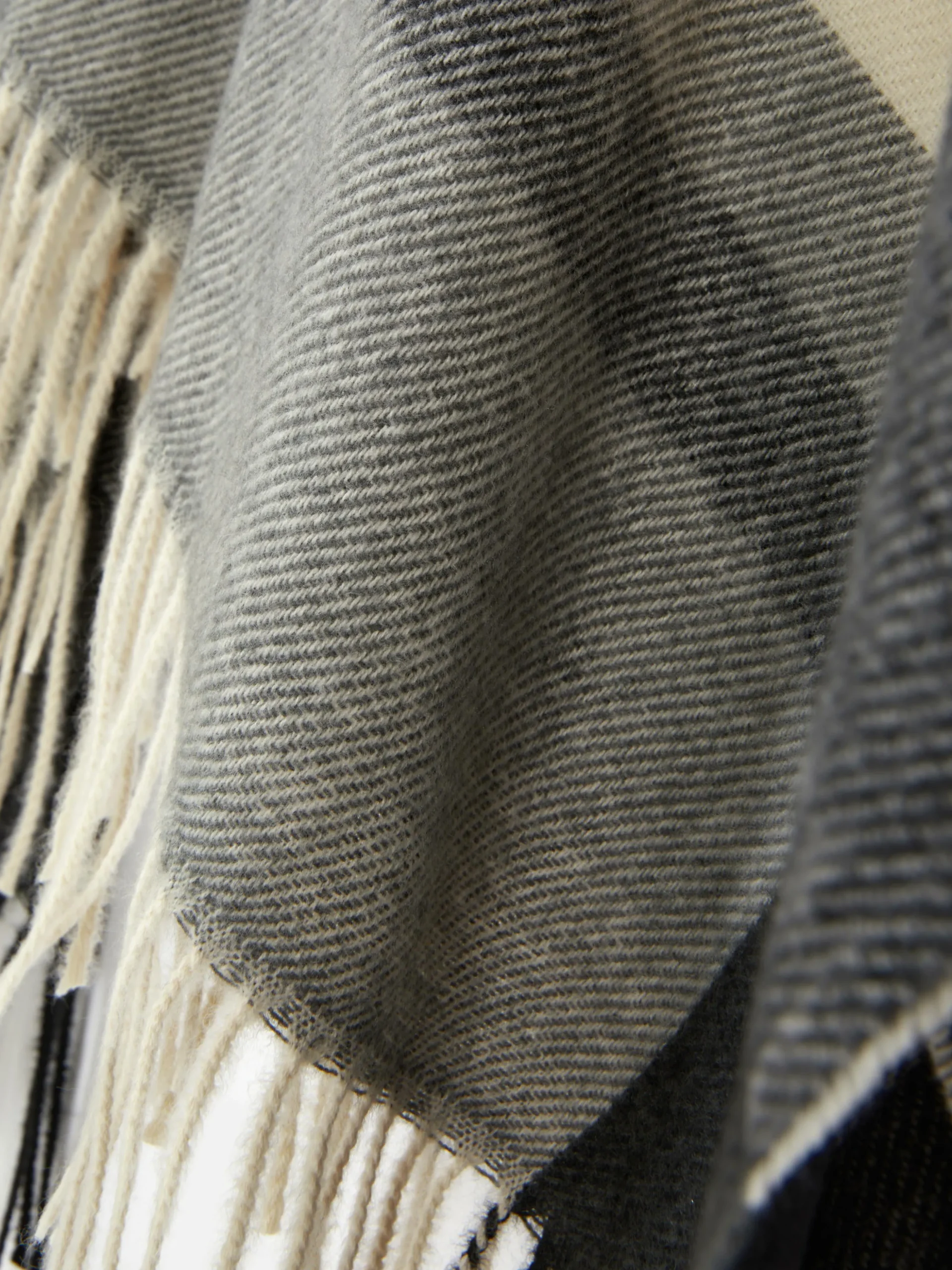 Cape-Schal Mit Karomuster