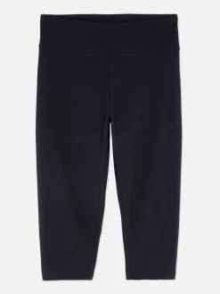 Capri-Kurzleggings Mit Hohem Bund