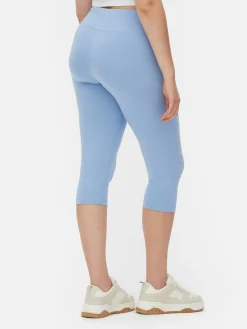 Capri-Kurzleggings Mit Hohem Bund