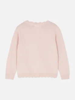 Cardigan Mit Knopfleiste Und Bogenkante