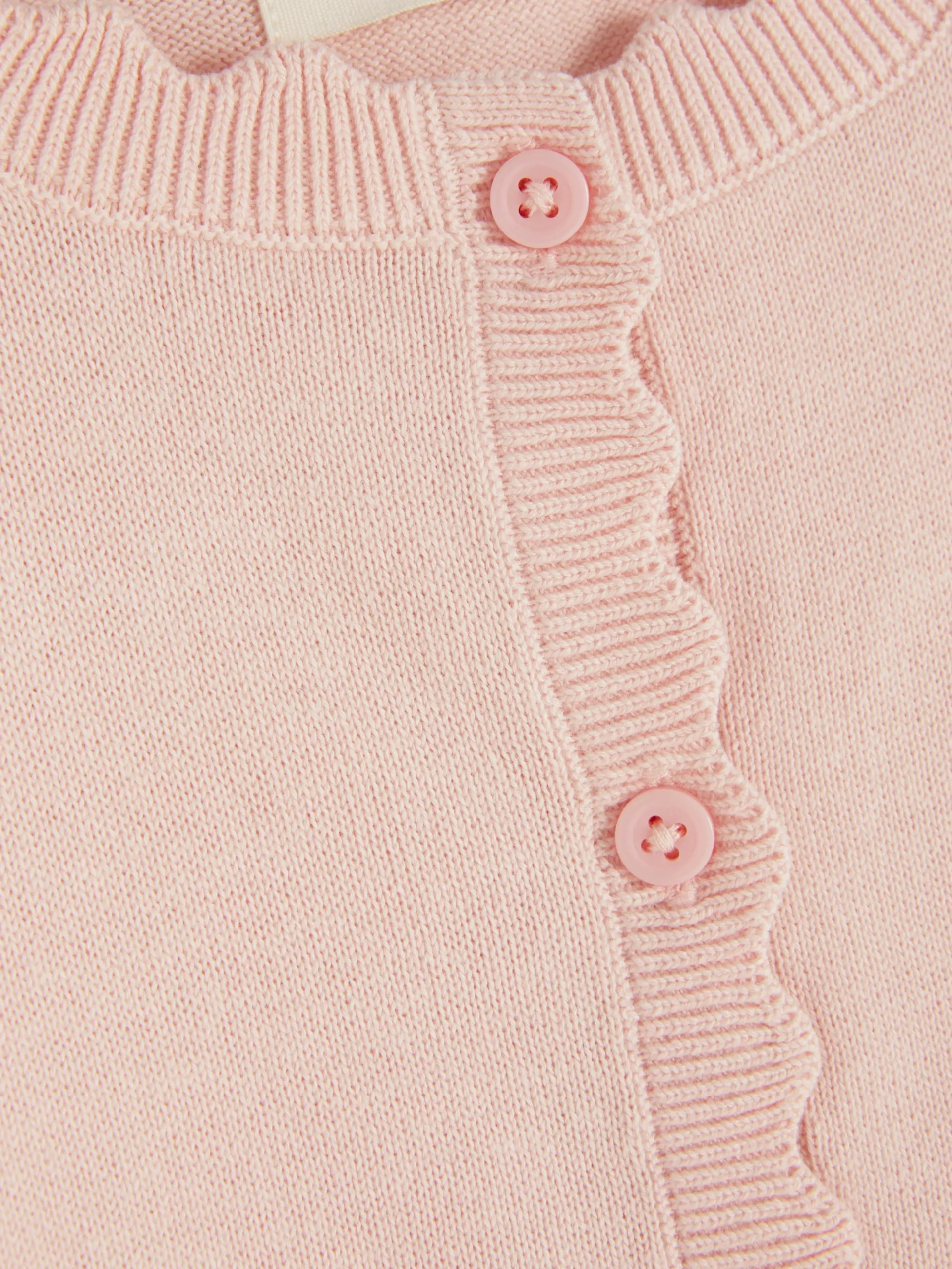 Cardigan Mit Knopfleiste Und Bogenkante