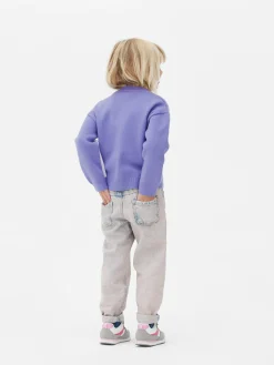 Cardigan Mit V-Ausschnitt Und Einhorndesign