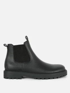 Chelsea Boots Aus Kunstleder