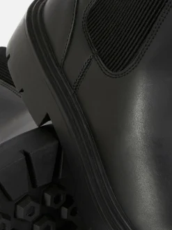 Chelsea Boots Mit Runder Zehenpartie