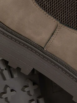 Chelsea-Boots Mit Dicker Sohle