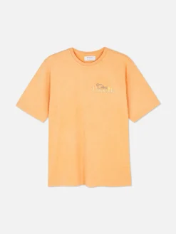 „Citrus Limonada“ T-Shirt In Washed-Optik