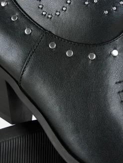 Cowboy-Stiefeletten Mit Nieten