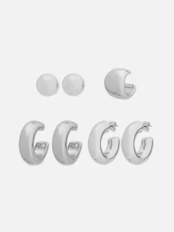 Creolen Und Ohrklemmen Im Set