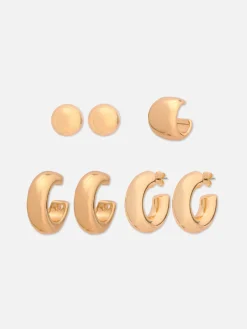 Creolen Und Ohrklemmen Im Set