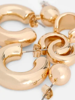 Creolen Und Ohrklemmen Im Set