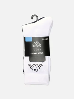 Crew-Socken Mit „Kappa X Primark“ Logo, 3er-Pack