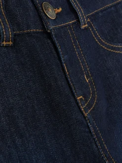 Denim Jeans Mit Geradem Bein