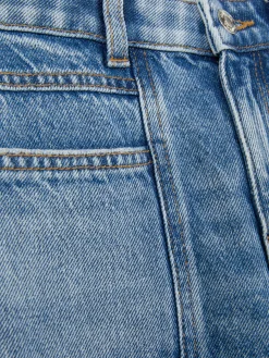 Denim-Jeans Im Cargostil Mit Weitem Bein
