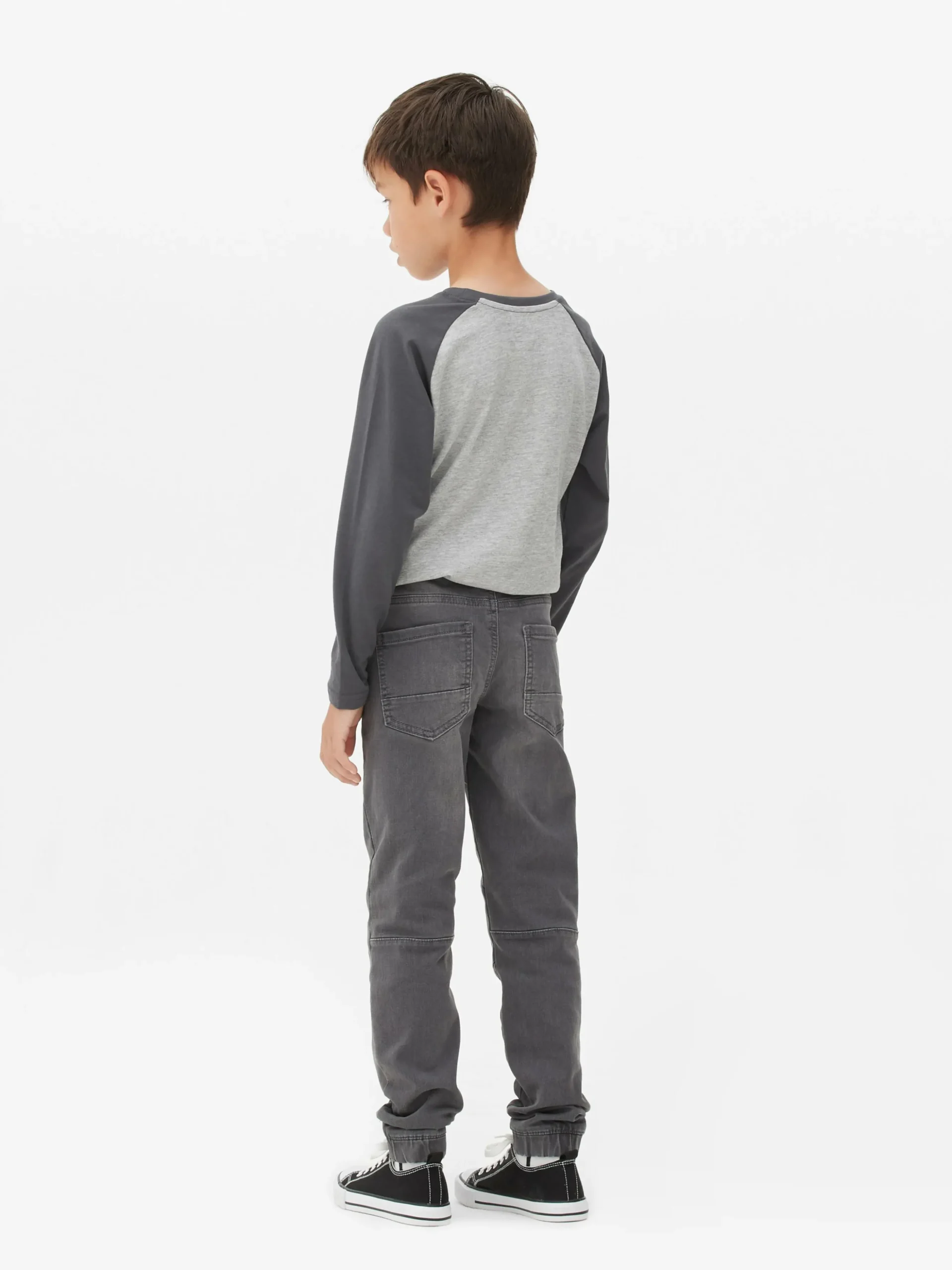 Denim-Jeggings Mit Kordelzug