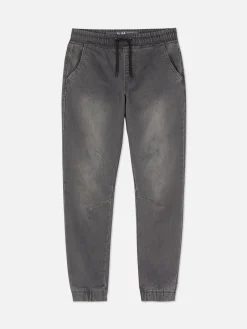 Denim-Jeggings Mit Kordelzug