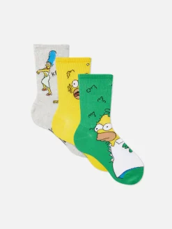 „Die Simpsons“ Crew-Socken, 3er-Pack
