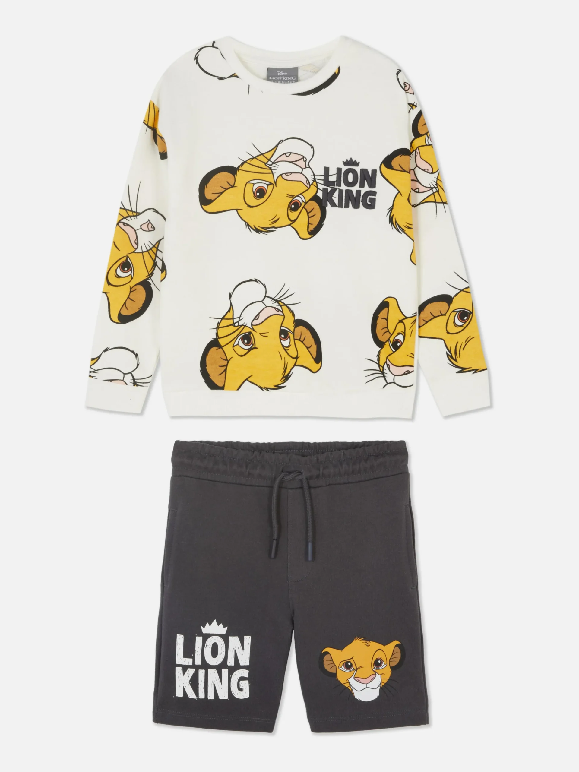 „Disney Der König Der Löwen“ Sweatshirt Und Shorts