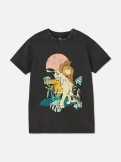 „Disney Der König Der Löwen“ T-Shirt In Acid-Wash-Optik Zum 30. Jubiläum