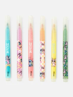 „Disney Lilo & Stitch“ Glitzer-Filzstifte, 6er-Pack