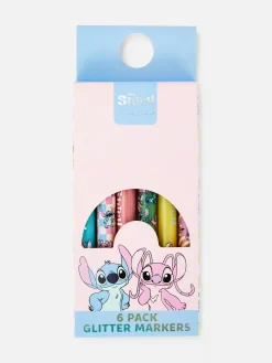 „Disney Lilo & Stitch“ Glitzer-Filzstifte, 6er-Pack